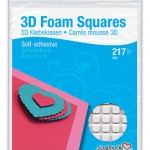 3D Foam Squares White Mix
