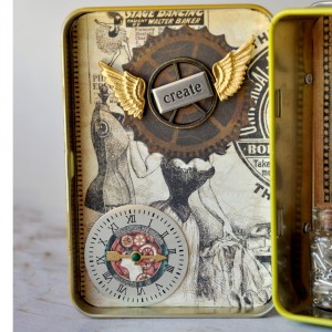 Steampunk Trunk Gift Card Holder Tutorial by Beth Pingry for Scrapbook Adhesives by 3L