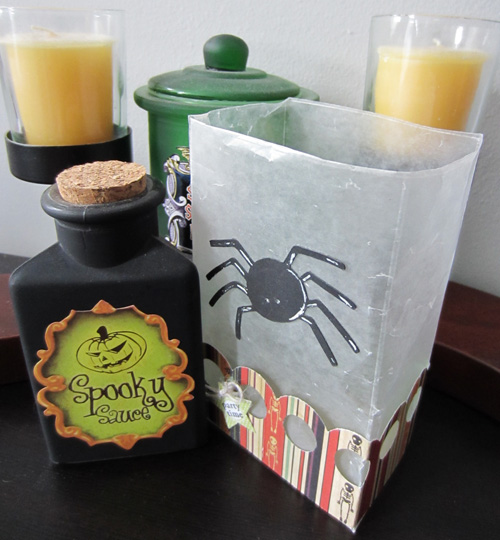 Halloween Luminary DIY by Kristen Cohen for Scrapbook Adhesives by 3L