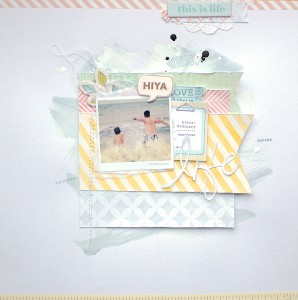 This is Life Scrapbook page by Nina Ostermann for Scrapbook Adhesives by 3L