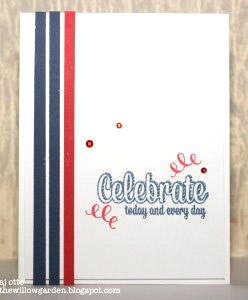 Celebrate Patriotic card by AJ Otto for Scrapbook Adhesives by 3L