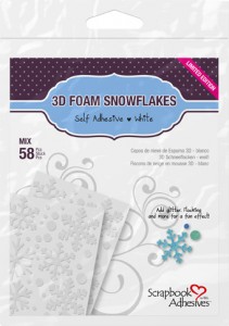 01216 3D Foam Snowflakes DT