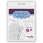 3D Foam Squares Mix White 217