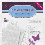 01222 3D Foam Butterflies