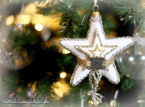 Rustic charm tree ornament by Asia King