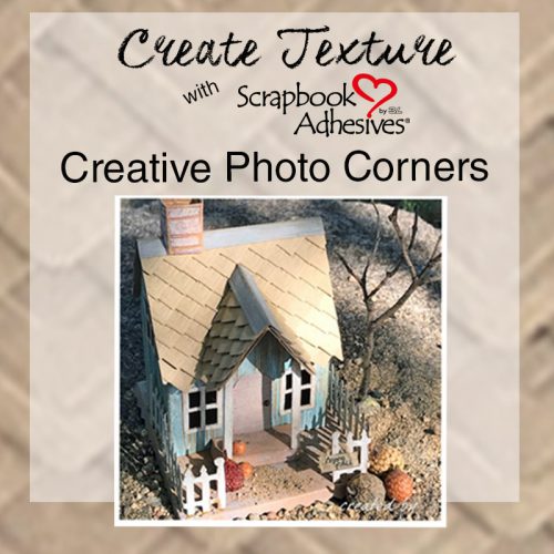 Create Texture with Creative Photo Corners blog post with 10 Unique Projects featuring Photo Corners!