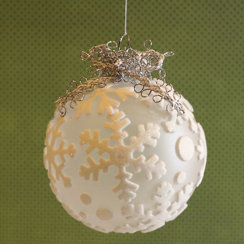 DIY Holiday Ornaments Featuring Adhesive Sheets and Designer Shapes by Angela Ploegman