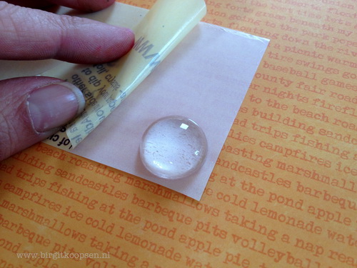 Adhesive Sheets - Embossed Texture - step 15 - Birgit Koopsen for Scrapbook Adhesives by 3L