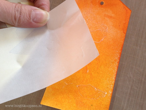 Adhesive Sheets - Embossed Texture - step 3 - Birgit Koopsen for Scrapbook Adhesives by 3L