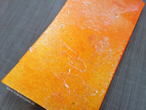 Adhesive Sheets - Embossed Texture - step 4 - Birgit Koopsen for Scrapbook Adhesives by 3L