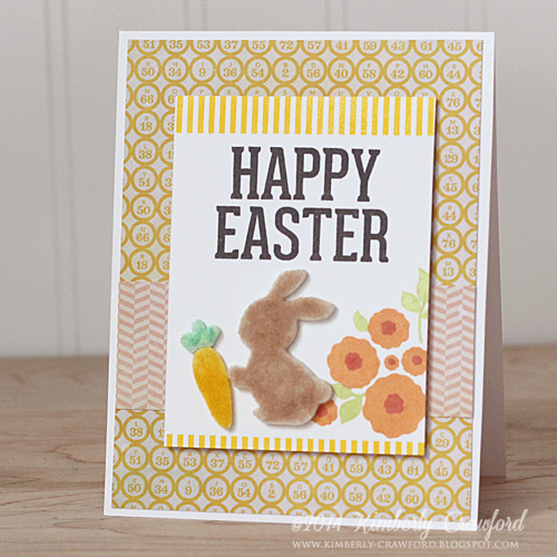 Fuzzy Easter Bunny by Kimberly Crawford for Scrapbook Adhesives by 3L
