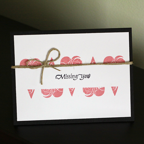 Incorporating Art Paper into Projects with Adhesive Sheets - Thank You Card by Angela Ploegman 