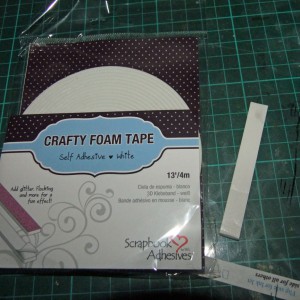 Shell Carman Foam Washi Tape Tutorial 1