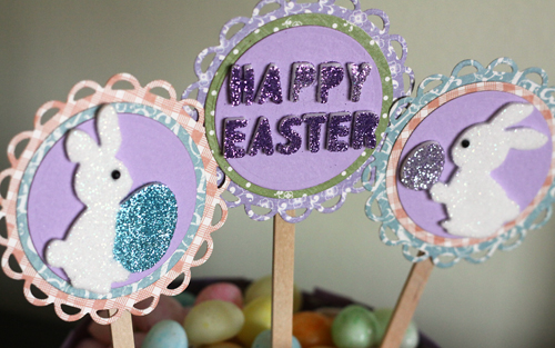 Handmade Paper Basket and Basket (Cupcake) Toppers! by Angela Ploegman