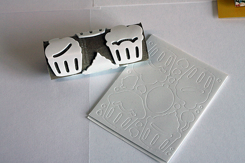 Create Your Own Roller Stamp! Celebrate Card by Angela Ploegman