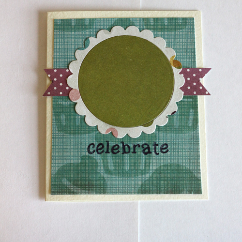 Create Your Own Roller Stamp! Celebrate Card by Angela Ploegman