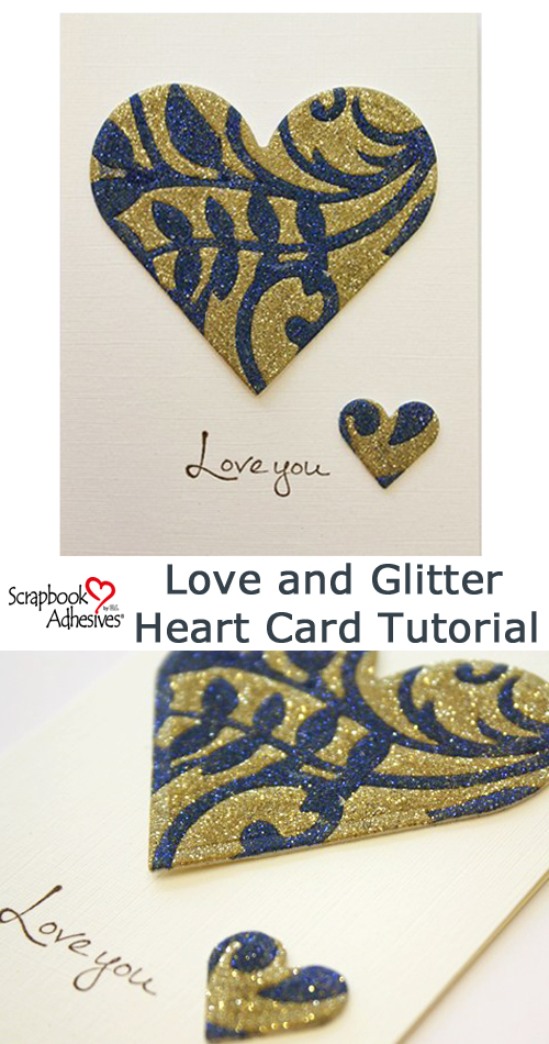 Love and Glitter by Christine Emberson for Scrapbook Adhesives by 3L Pinterest