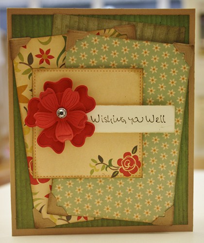 Wishing You Well Card for Scrapbook Adhesives by 3L by Christine Emberson