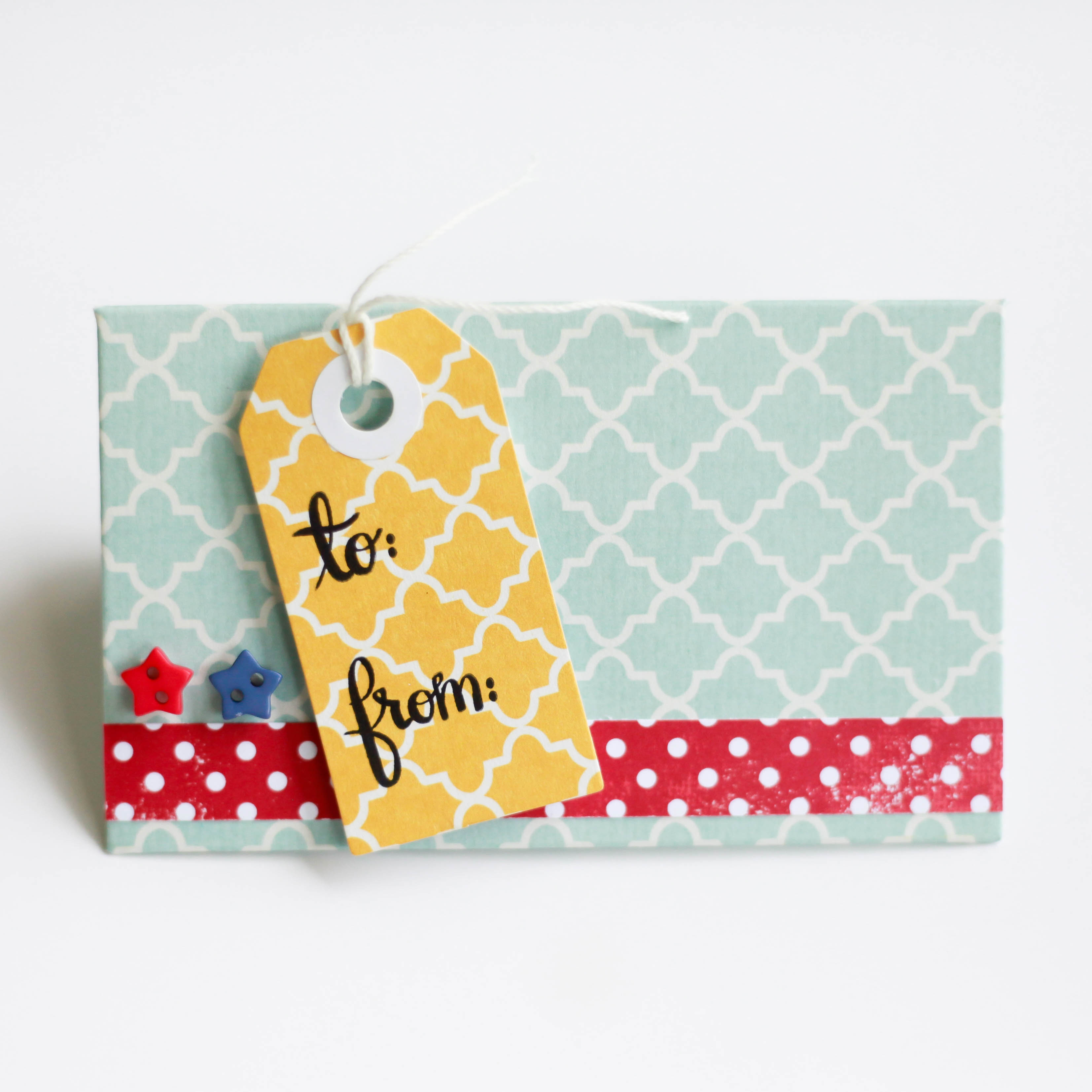 Easy Gift Card Holder by Latisha Yoast for Scrapbook Adhesives by 3L