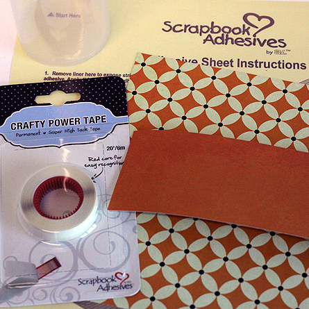 Upcycle a Container with Adhesive Sheets by Angela Ploegman for Scrapbook Adhesives by 3L