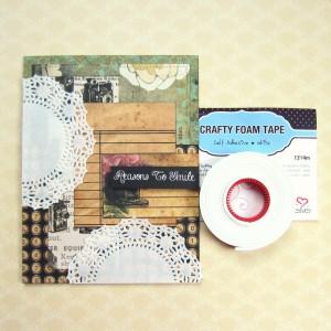 Card with MyStik® Permanent Strips and Crafty Foam Tape by Erica Houghton
