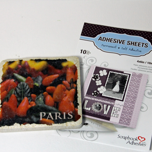 Paper Piecing with Adhesive Sheets - Warm Winter Wishes Card by Angela Ploegman