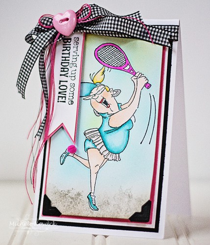 Serving Up Birthday Love Card by Michele Kovack