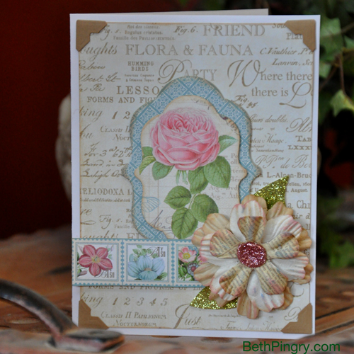 Beth Pingry - Layers of Flowers Card