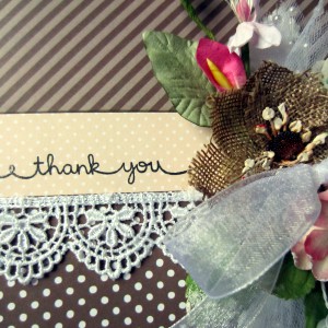 Lawn Fawn Blog Hop Thank You Card by Erica Houghton