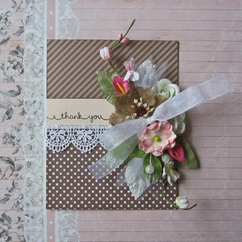 Lawn Fawn Blog Hop Thank You Card by Erica Houghton