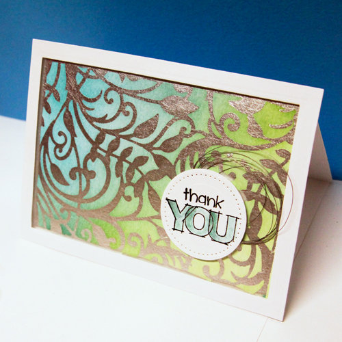 angela ploegman spellbinders thank you card