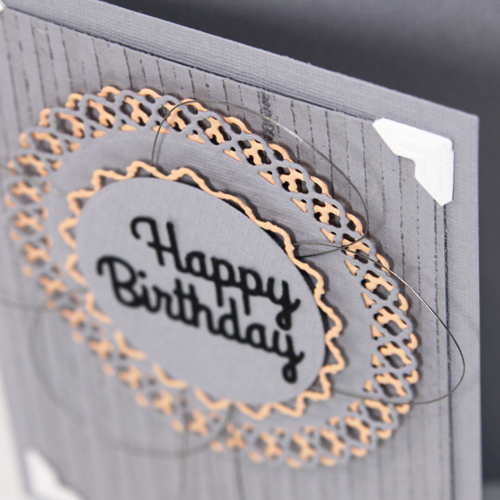 Happy Birthday Card Using Adhesive Sheets With Stencils by Angela Ploegman