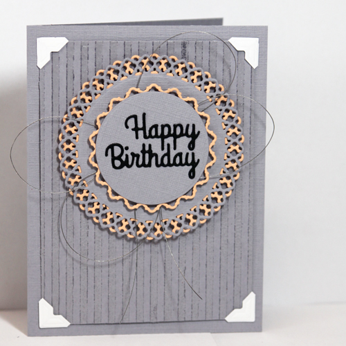 Happy Birthday Card Using Adhesive Sheets With Stencils by Angela Ploegman