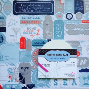 You Rock My Boat Card with Crafty Foam Tape by Erica Houghton