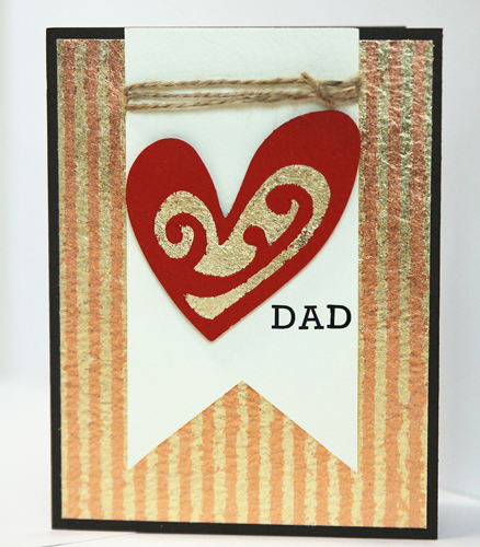 Father's Day Card Featuring Adhesive Sheets and FOIL! by Angela Ploegman