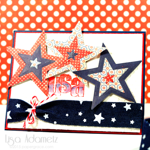 Patriotic Card Tutorial by Lisa Adametz for Scrapbook Adhesives by 3L