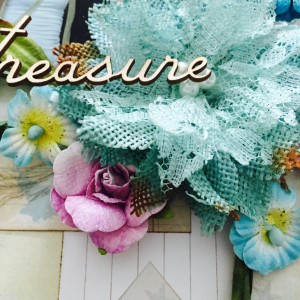 Treasure Layout with Crafty Foam Tape by Erica Houghton