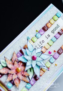 Uses Scrapbook Adhesives by 3L adhesive to create the background Michele Kovack