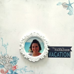 Vacation Layout with E-Z Runner® Grand by Erica Houghton