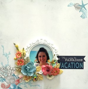 Vacation Layout with E-Z Runner® Grand by Erica Houghton