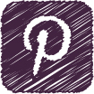 pinterest purple icon