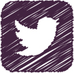 twitter purple icon