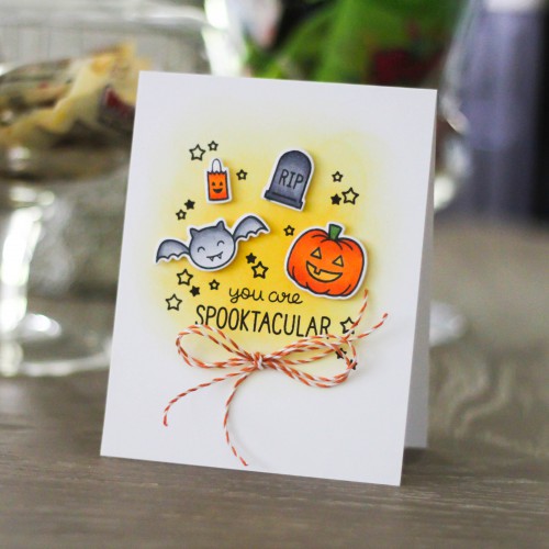 Spooktacular Halloween card tutorial by Latisha Yoast