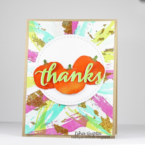 Thanks Card by Isha Gupta for Scrapbook Adhesives by 3L Blog