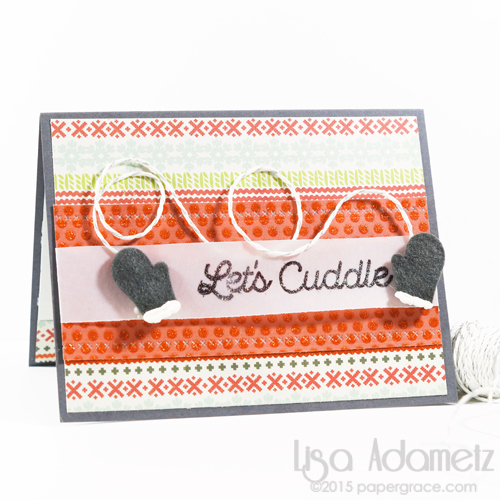 Let's Cuddle Card by Lisa Adametz