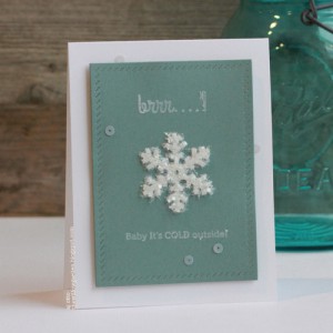 AJOtto-Snowflake Card for Scrapbook Adhesives byn 3L