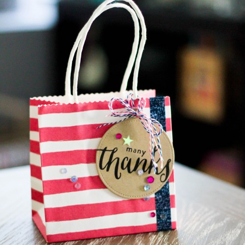 Many Thanks Gift bag by Latisha Yoast for Scrapbook Adhesives by 3L