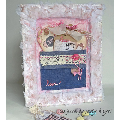 Pocket of Love Canvas by Judy Hayes