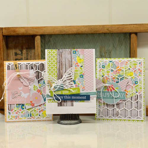 Spring Trio Cards by Laurel Seabrook