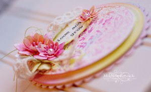 Soft pastel spring card! #Justrite #ScrapbookAdhesives by 3L #Spellbinders bloom and grow 2